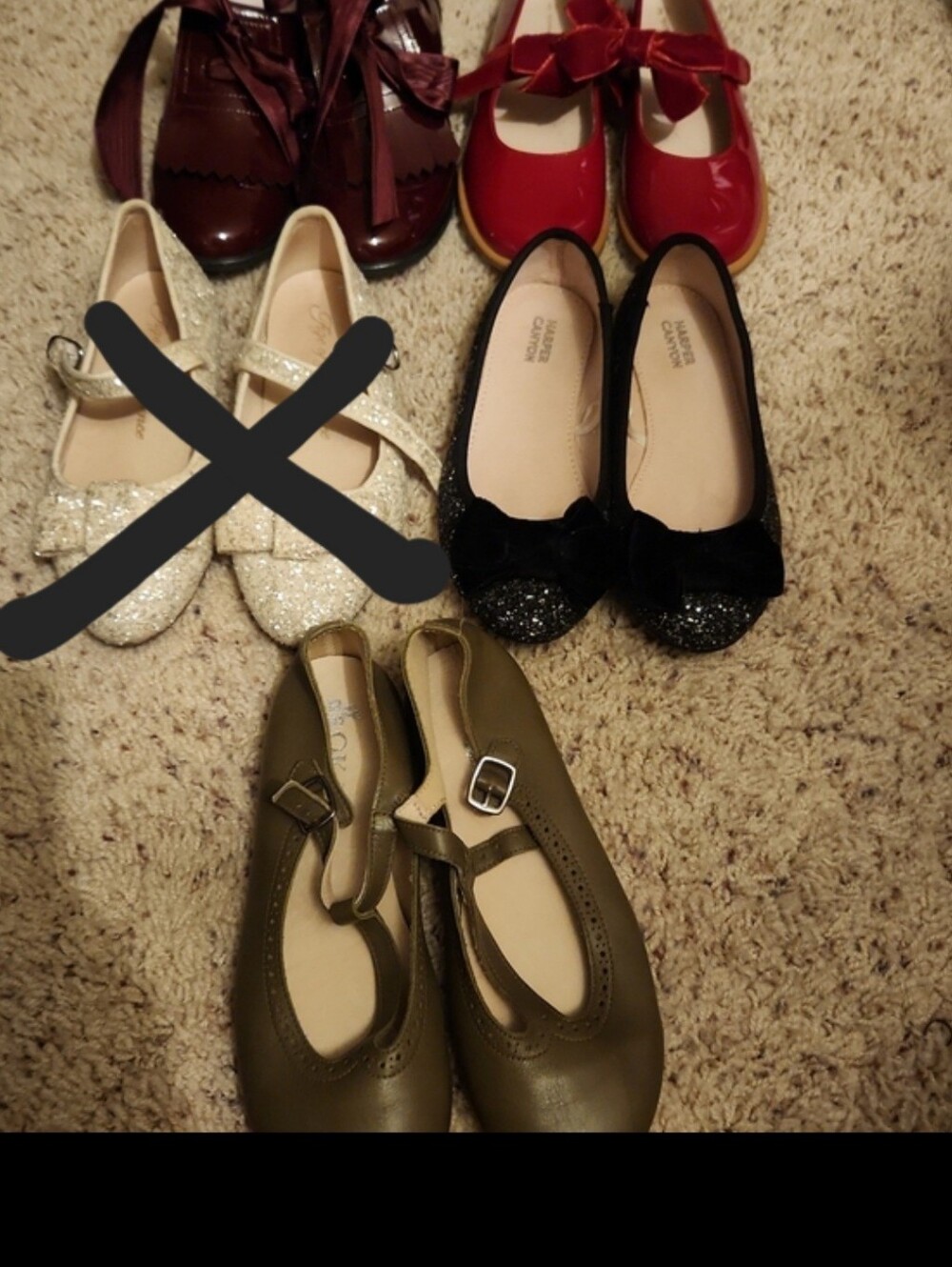 Bundle Of Girls Dress Shoes Size 31 European (13 / 13.5 US)